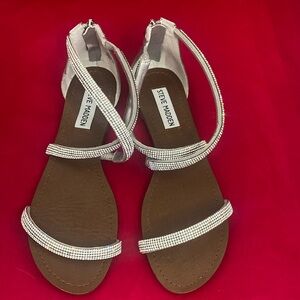 Steve Madden sparkle sandals, great wedding shoes 5.95 shipping